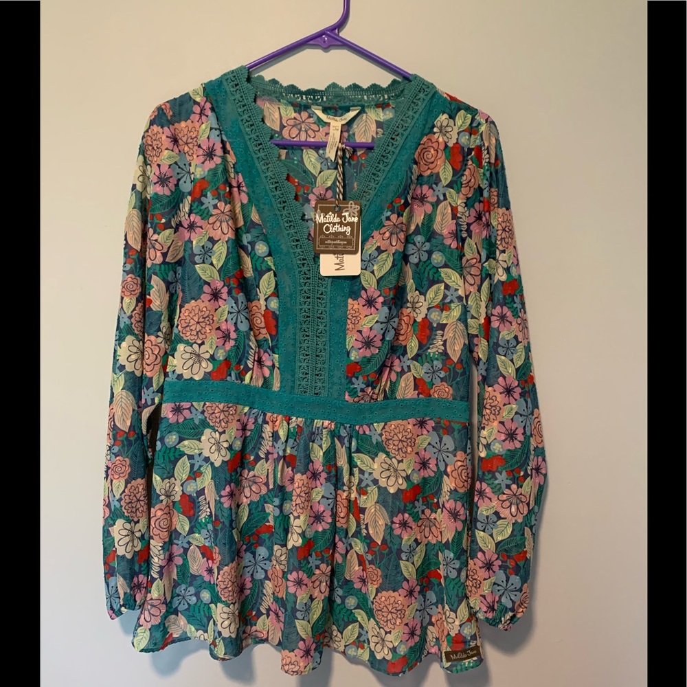 NWT Matilda Jane Kookaburra Top Sz L